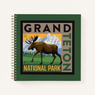 Grand Teton National Park Moose Notitieboek