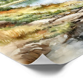 Grand Teton National Park Schilderij Print (Hoek)