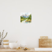 Grand Teton National Park Schilderij Print (Keuken)