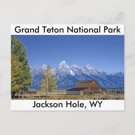 Grand Teton National Park Series 5 Briefkaart (Voorkant)