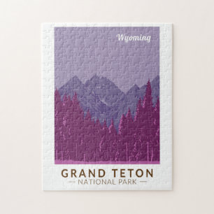Grand Teton National Park Teton Range Reiskunst Legpuzzel