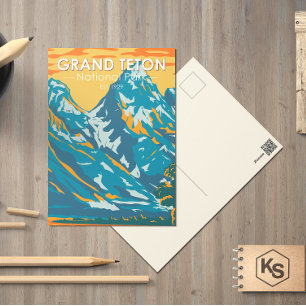 Grand Teton National Park Wyoming Briefkaart