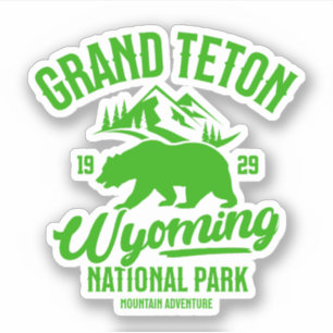 Grand Teton National Park Wyoming Buiten Natuur Sticker