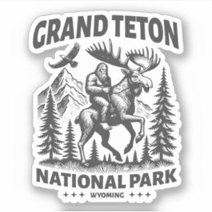 Grand Teton National Park Wyoming Buiten Natuur Sticker