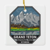 Grand Teton National Park Wyoming Keramisch Ornament (Voorkant)