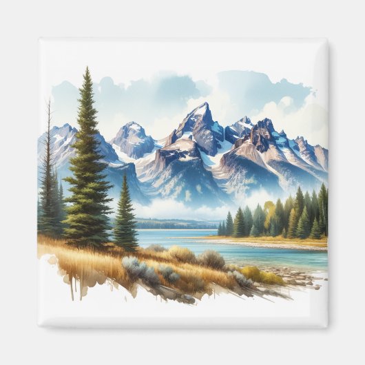 Grand Teton National Park Wyoming Magneet (Voorkant)