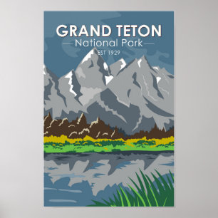 Grand Teton National Park Wyoming  Poster