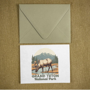 Grand Teton National Park Wyoming Reizen Briefkaart