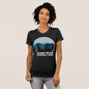 Grand Teton National Park Wyoming  Retro T-shirt