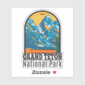 Grand Teton National Park Wyoming  Sticker (Vel)