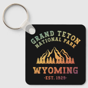 Grand Teton National Park Wyoming USA Gradient Sleutelhanger