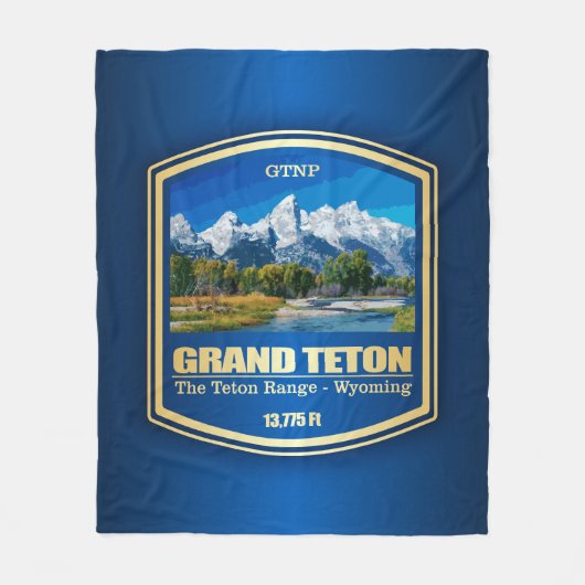 Grand Teton (PF) Fleece Deken (Voorkant)