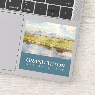 Grand Teton Sticker, Nationaal Park Decal Sticker
