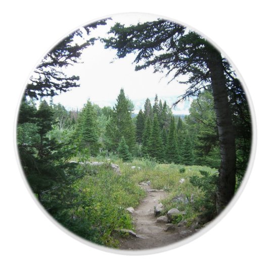 Grand Teton Trail Keramische Knop (Voorkant)