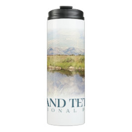 Grand Teton Tumbler, National Park Travel Mug Thermosbeker