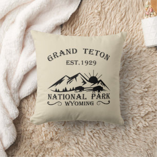 Grand Teton Wyoming Nationaal Park Kussen