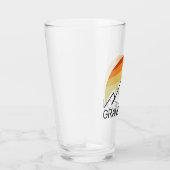 Grand Teton Wyoming Retro Glas (Rechts)