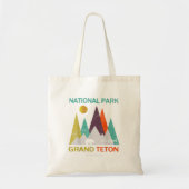 Grand Teton Wyoming US National Park Camping Hikin Tote Bag (Voorkant)