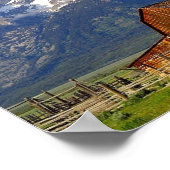 Grand Tetons Barn Poster (Hoek)
