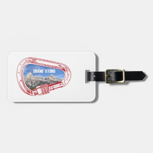 Grand Tetons (Carabiner) Bagagelabel (Voorkant horizontaal)