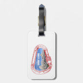 Grand Tetons (Carabiner) Bagagelabel (Achterkant verticaal)