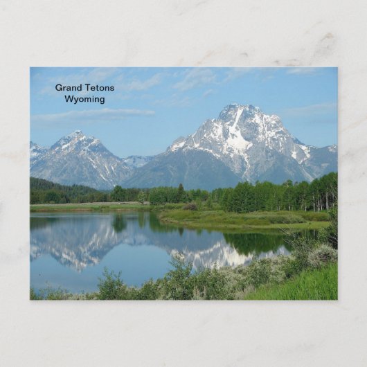 Grand Tetons, carte postale du Wyoming (Devant)