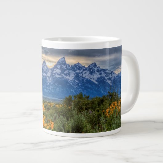 Grand Tetons Extra Grote Beker (Voorkant rechts)