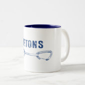 Grand Tetons, klimloopgraaf Tweekleurige Koffiemok (Voorkant rechts)