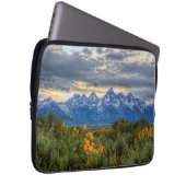 Grand Tetons Laptop Sleeve (Voorkant Rechts)