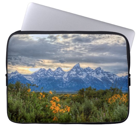 Grand Tetons Laptop Sleeve (Voorkant)