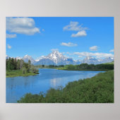 Grand Tetons Schilderachtig Uitzicht Poster (Voorkant)