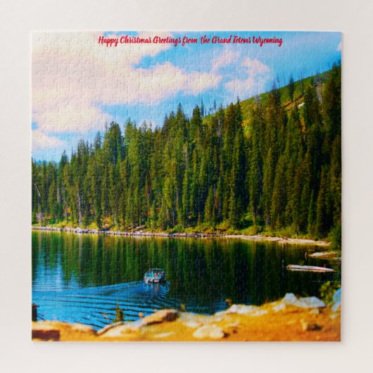 Grand Tétons Wyoming. Jigsaw Puzzle (Vertical)