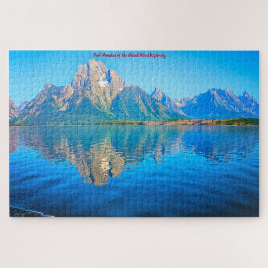 Grand Tetons Wyoming . Jigzaag Puzzle Legpuzzel (Horizontaal)