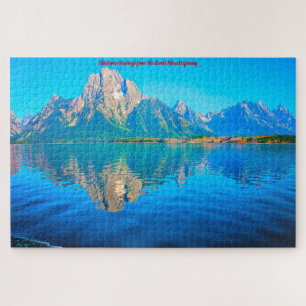 Grand Tetons Wyoming . Jigzaag Puzzle Legpuzzel