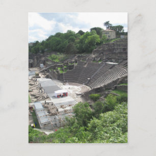 Grand Theater, Lyon Amfitheater, Roman Frankrijk Briefkaart