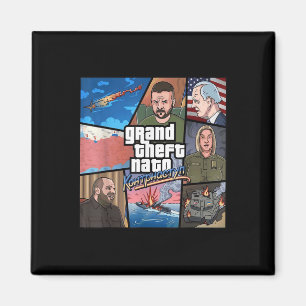 Grand Theft NAVO Oekraïne Counter Offensive War Pr Magneet