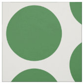 Grand tissu blanc vert de pois (Échantillon)