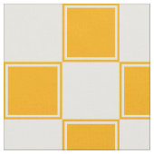 Grand tissu Checkered orange et blanc (Fermer)