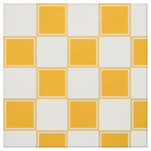 Grand tissu Checkered orange et blanc (Échantillon)