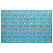 Grand tissu de natation de requin blanc (Fat Quarter)