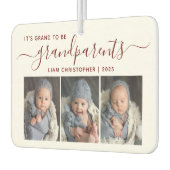 Grand To Be Grandparents 3 Photo Red Script Luchtverfrisser (Links)