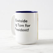 Grand Tom Eastside pour le Président Mug (Devant gauche)