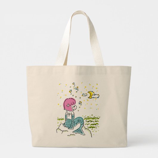 GRAND TOTE BAG なんでやねん！ボーイとマーメイドガール　トートバッグ (Dos)