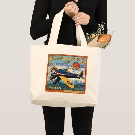 GRAND TOTE BAG アンティーク ポスター 0400 (Devant (produit))