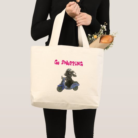 GRAND TOTE BAG ウサギのバイク バッグ (Devant (produit))