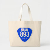 GRAND TOTE BAG 極道　893号線（ヤクザ）ー　国道　標識 (Devant)