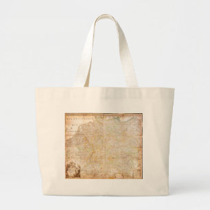 Grand Tote Bag 1730 Covens et carte de Mortier de l'Allemagne