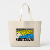 Grand Tote Bag 1908 Vienne Art Nouveau Salon Art Nouveau Maiden (Dos)