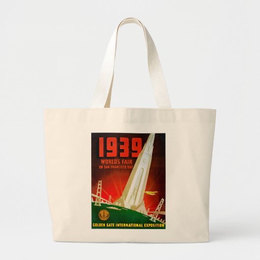 Grand Tote Bag 1939 World Fair San Francisco (Devant)