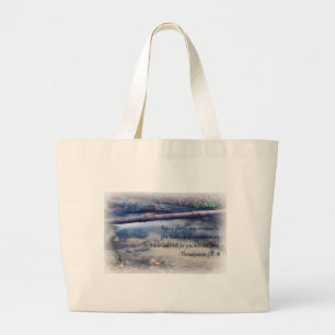 Grand Tote Bag 1 Thessaloniciens 5: 16-18
